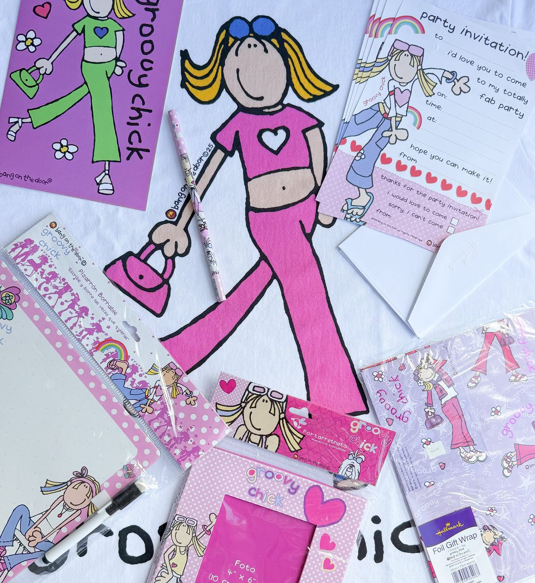 groovy chick (limited edition t-shirt mystery bundle)