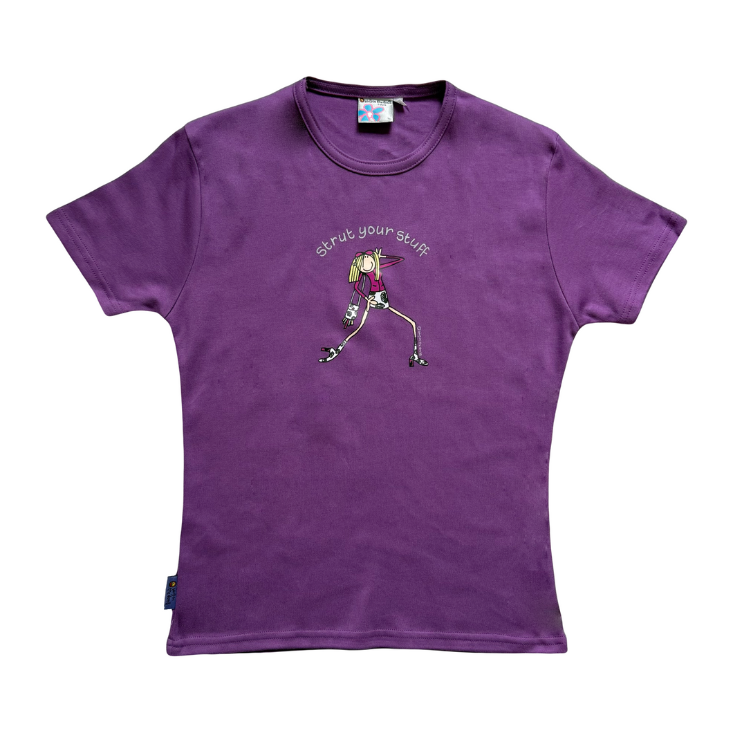 Strut Your Stuff t-shirt (vintage) [Flawed]